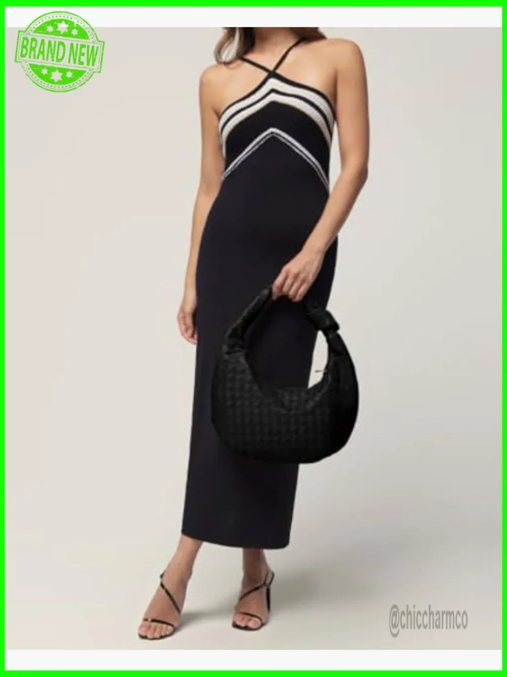 Large Woven Hobo Tote Bag Vegan Leather with Zipper Pockets